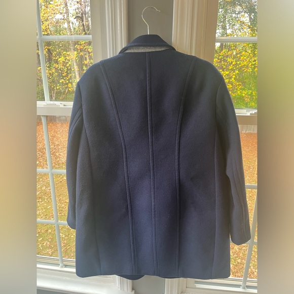 Express Faux Wool Double Breasted Oversized Coat - Picture 8 of 10